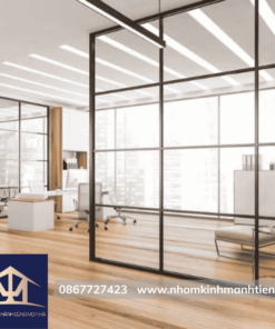 Vách Ngăn Nhôm Kính Mạnh Tiến