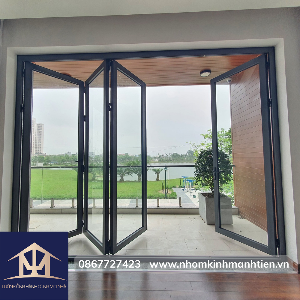 Cửa Nhôm Kính Xếp Trượt Xingfa Mạnh Tiến