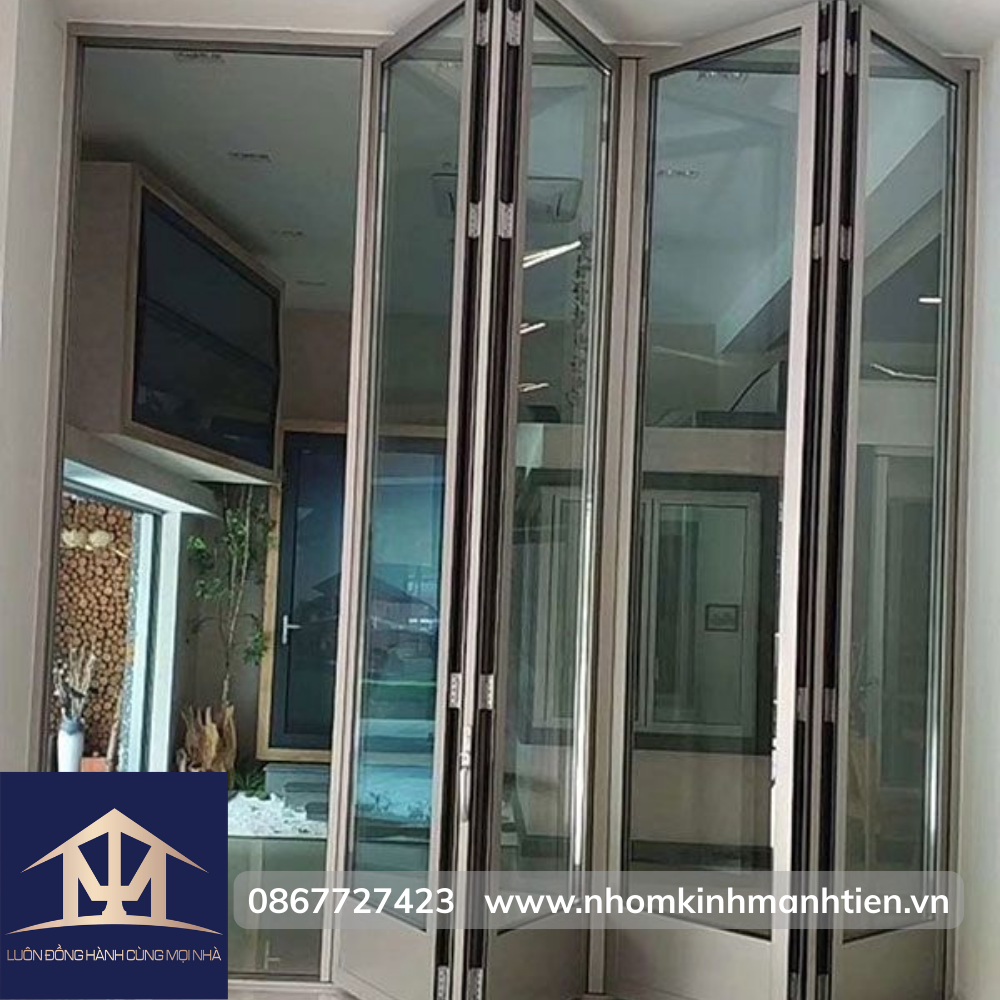Cửa Nhôm Kính Xếp Trượt Xingfa Mạnh Tiến