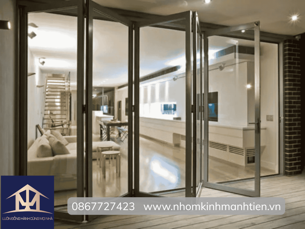 Cửa Lùa Xếp Xingfa Mạnh Tiến